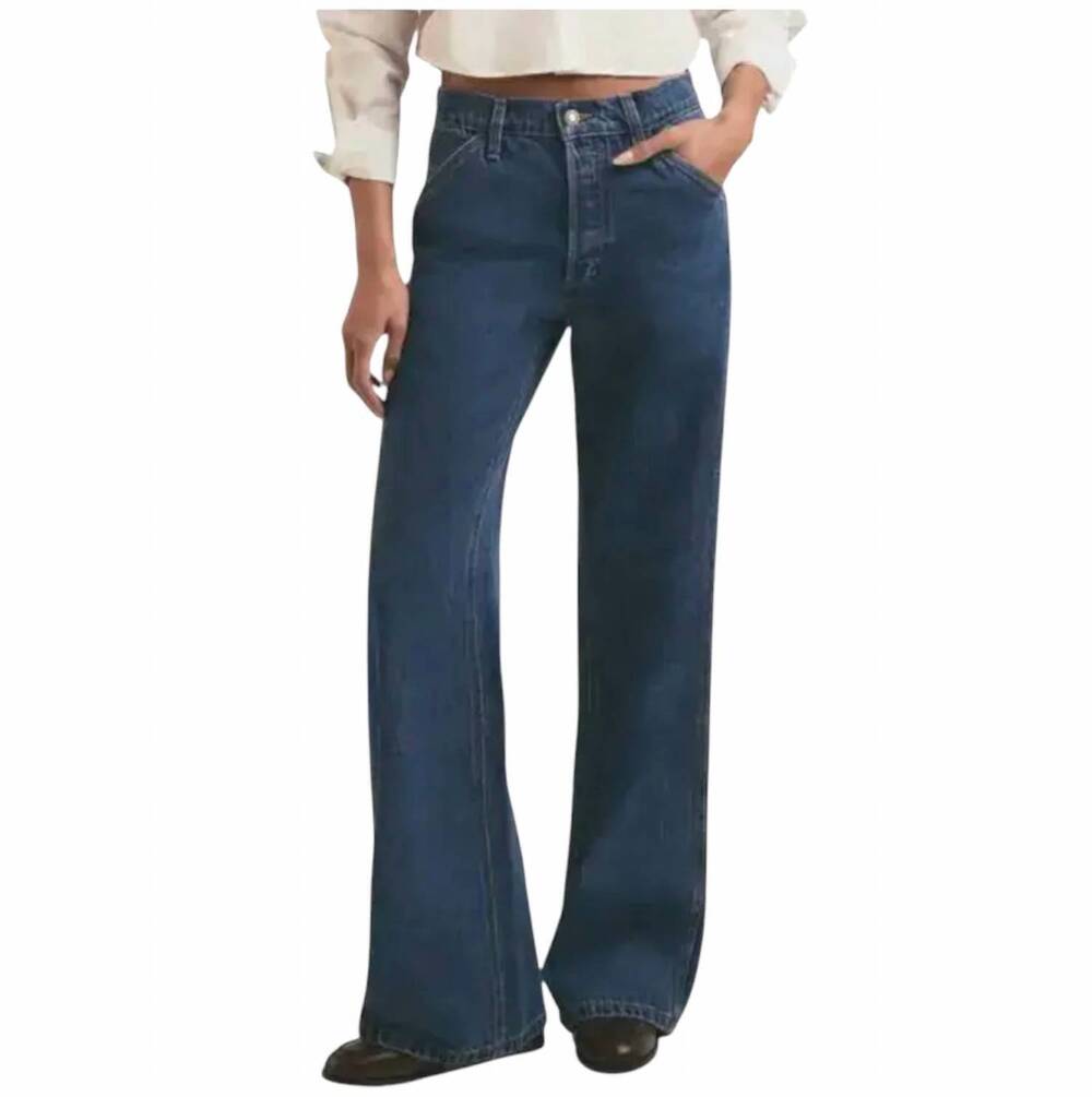 NEW FAVORITE DAUGHTER the olympia low slung flare jeans in cody